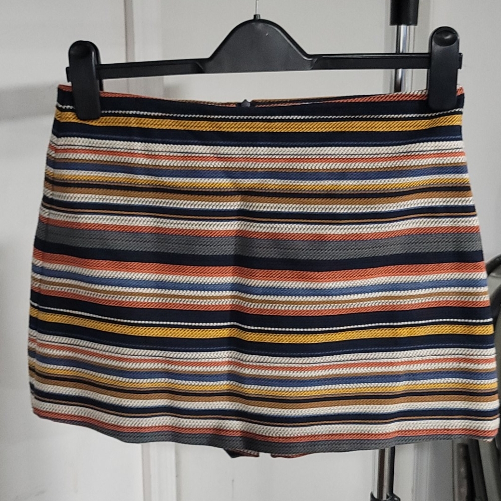Zara Multi-Colored Mini Skort - image 1
